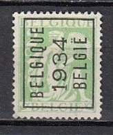 PREO 274 Op Nr 335 BELGIQUE 1934 BELGIE - Positie A - Typos 1932-36 (Cérès Und Mercure)