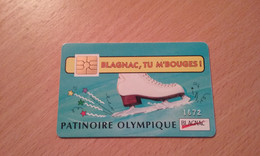 TRES ANCIENNE CARTE A PUCE GEMPLUS PATINOIRE BLAGNAC NUMEROTEE !!! - Sonstige & Ohne Zuordnung