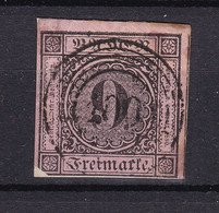 Baden - 1851 - Michel Nr. 4 B - Stempel 100 - Gestempelt - 35 Euro - Baden