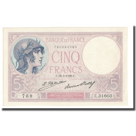 France, 5 Francs, Violet, 1928, 1928-01-16, NEUF, Fayette:3.12, KM:72d - 5 F 1917-1940 ''Violet''