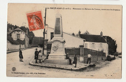 95-LA FERTE -ALAIS MONUMENT DES ENFANTS DU CANTON MORTS SOUS LES DRAPEAUX Circulée 1910 - La Frette-sur-Seine