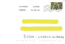 France 2016, Ivory Mirror / Miroir En Ivoire / Chess / Echecs / Circulated Cover - Other