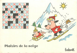 CPSM ILLUSTRATEUR BARBEROUSSE "Plaisirs De La Neige" - Barberousse