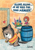 CPSM ILLUSTRATEUR BARBEROUSSE ".Allons Allons Je Ne Vais Pas Vous Manger" - Barberousse