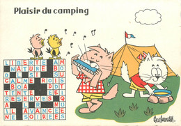 CPSM ILLUSTRATEUR BARBEROUSSE "Plaisir Du Camping" - Barberousse