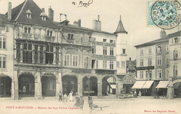 / CPA FRANCE 54 "Pont A Mousson, Maison Des Sept Pêchés Capitaux" - Pont A Mousson