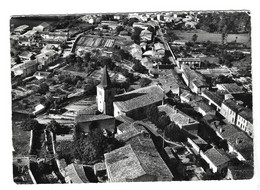 CHIZE DEUX SEVRES - VUE DU VILLAGE, L EGLISE, SERIE LA FRANCE VUE DU CIEL.EDITIONS ARTAUD NANTES,  CACHETS NIORT 1955 - Secondigny