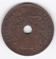 Indochine Française. 1 Cent 1899 A Paris. Bronze. Lec# 54, Sup/ XF - Indochina Francesa