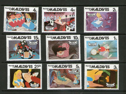 MALDIVES 1980 DISNEY-ALICE YVERT N°835/43 NEUF MNH** - Disney