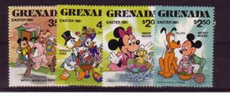 GRENADE 1981 MICKEY DONALD-PAQUES YVERT N°960/63 NEUF MNH** - Disney