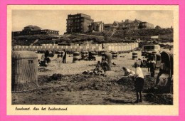 Zandvoort - Aan Het Zuiderstrand - Cabines Solaires En Osier - Animée - Enfants - REMBRANDT - Zandvoort