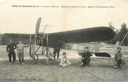 Sissonne * Le Camp * Aviation Militaire * Avion Monoplan Blériot CB49 * Appareil Du Lieutenant YENCE * Militaria - Sissonne