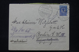 FINLANDE / RUSSIE - Enveloppe De Koski En 1912 Pour Berlin - L 92534 - Covers & Documents