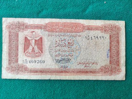 Libia 1/4 Dinar  1972 - Libyen