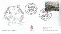 Fdc Venetia: GIORNATA DELLA FILATELIA (2001) ; Viaggiata; AS - F.D.C.