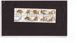 BF733  -  AUSTRALIA   /   CAT. MICHEL Nr. 815/819  CON ANNULLO FDC  USATO  -   ( DA LIBRETTO ) - Used Stamps