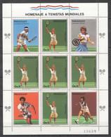 EC123 1986 PARAGUAY SPORT TENNIS WORLD CUP !!! MICHEL 20 EURO !!! 1KB MNH - Tennis