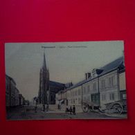 VIGNACOURT EGLISE PLACE GODARD DUBUC - Andere & Zonder Classificatie