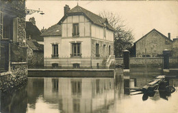 Château Thierry * Carte Photo * Une Rue De La Commune * Inondation Crue * Villa - Chateau Thierry