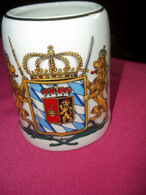 Chope En Porcelaine Blason Bavarois ? - Andere & Zonder Classificatie