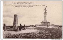 CPA VALMY Les Monuments Kellermann Et Volontaires - Champagne - Ardenne