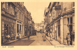 85-LUCON- LA RUE GEORGES-CLEMENCEAU - Lucon