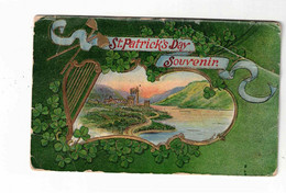 "St. Patrick's Day Souvenir", Pre-1915 Postcard, Canada - Saint-Patrick's Day