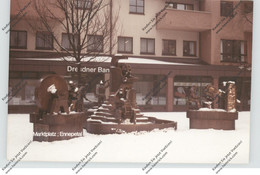 5828 ENNEPETAL, Marktplatz Im Schnee, Dresdner Bank - Ennepetal