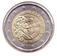 2 Euros Commémoratif 2010 : Portugal - Portogallo