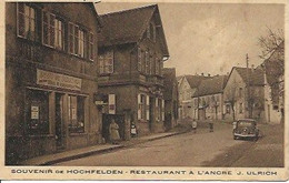 CPA HOCHFELDEN Restaurant A L'Ancre - Hochfelden