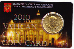 Vatican 0.50 Euro (coin Card) 2010 - Vaticano (Ciudad Del)