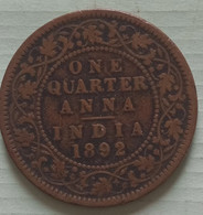 1892.....British...India Calcutta Mint Circulated Coin - India