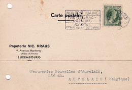 Carte Postale Papeterie Luxembourg à Auvelais - Covers & Documents