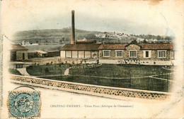 Château Thierry * Usine PINET , Fabrique De Chaussures * Cheminée Industrie - Chateau Thierry