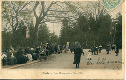 -75-PARIS  XIV - PARC MONTSOURIS -  Une Allée - Arrondissement: 14