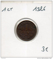 Pays Bas. 1 Cent. 1926 - 1 Cent