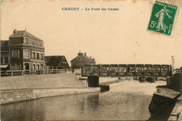 Chauny * Le Pont Du Canal * Passerelle * Estaminet De La Marine - Chauny