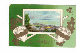 "Erin Go Bragh. Dalkey, Co. Dublin", 1911 Postcard, Canada - Saint-Patrick's Day