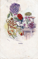 Une élégante Au Dahlia  Illustrateur Andville Del  Décor Art Déco - Adolf 'Jodolfi'