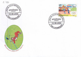 Luxembourg - Jeux Olympiques Athènes (8.386) - Lettres & Documents