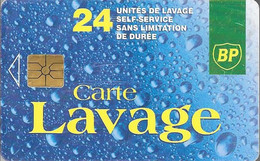 CARTE²-PUCE-GEM--LAVAGE-BP -24-UNITES-V° SANS Code Barres En Haut-TB E - Car Wash Cards