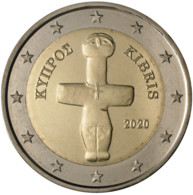 CYPRUS 2 EURO 2020 - Regular Coin - UNC Quality - Cyprus