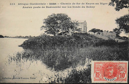 CPA - Afrique > Soudan > Chemin De Fer De KAYES Au Niger Et Ancien Poste De Badoumbé - Collection FORTIER Photo Dakar - Soudan