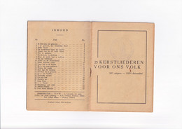 Oude Liedjes - Teksten - 25 Kerstliederen Voor Ons Volk - 10de Uitg. - 1950 - Alken - Otros