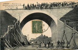 Hirson * Le Pont De La Rue Macquenvise * Travaux De Reconstruction Suite Destruction Par Les Allemands - Hirson