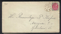 DANEMARK 1910: LSC De Fjen Pour Copenhague - Lettres & Documents