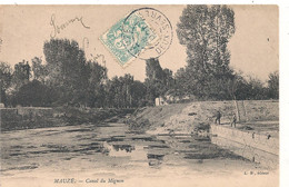 Cpa 79  Mauzé Canal Du Mignon - Mauze Sur Le Mignon