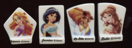 FEVE - FEVES -  "DISNEY 2015 - PRINCES ET PRINCESSES" - LOT DE 4 FEVES DIFFERENTES - Disney