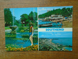 Royaume - Uni , Southend , The Gardens , Beach And Yacht Club , Looking North - Southend, Westcliff & Leigh