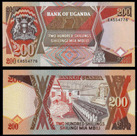 UGANDA BANKNOTE - 200 SHILLINGS 1996 P#32b UNC (NT#02) - Ouganda